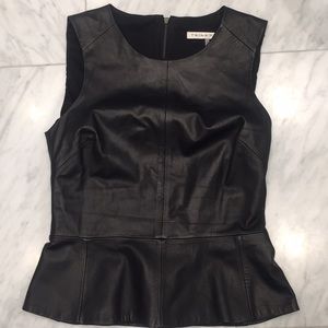 Trina Turk leather vest